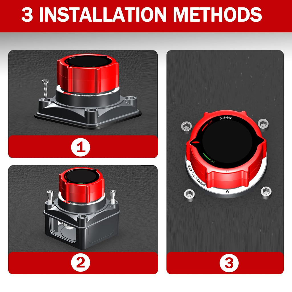 Prekidač za isključivanje akumulatora s voltmetrom