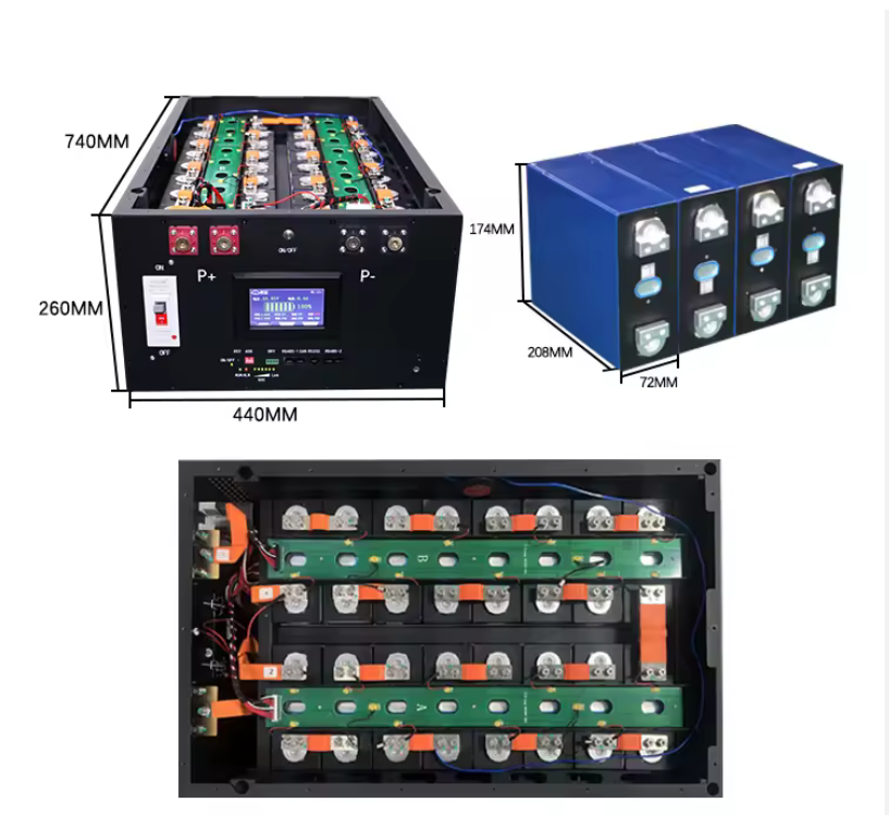Solarna baterija rack (LiFePo4) 16kWh/314Ah 48V MB31 JK BMS 200A