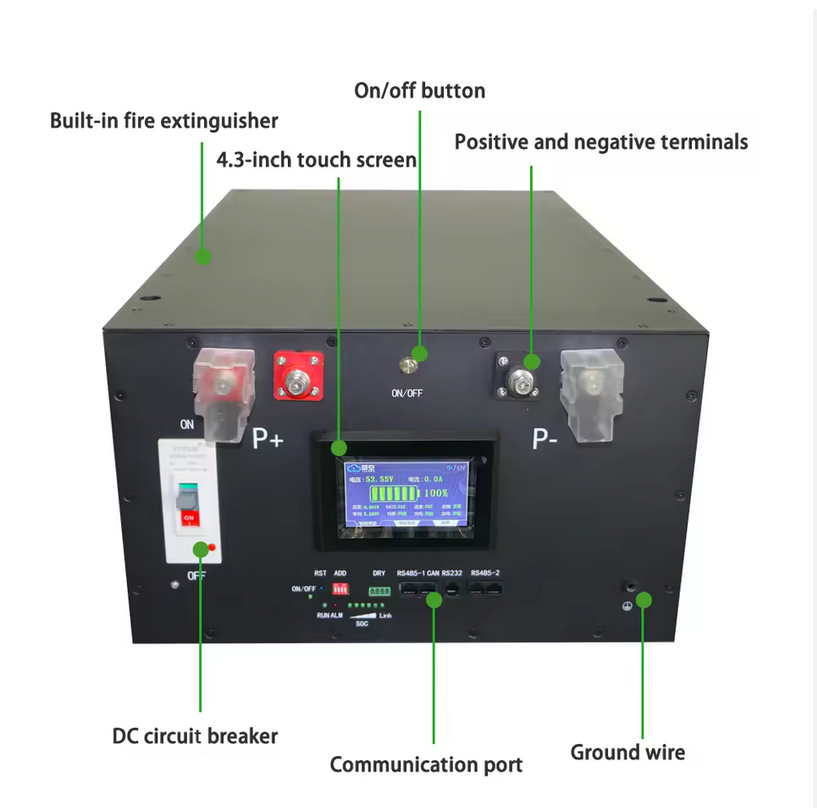 Solarna baterija rack (LiFePo4) 16kWh/314Ah 48V MB31 JK BMS 200A